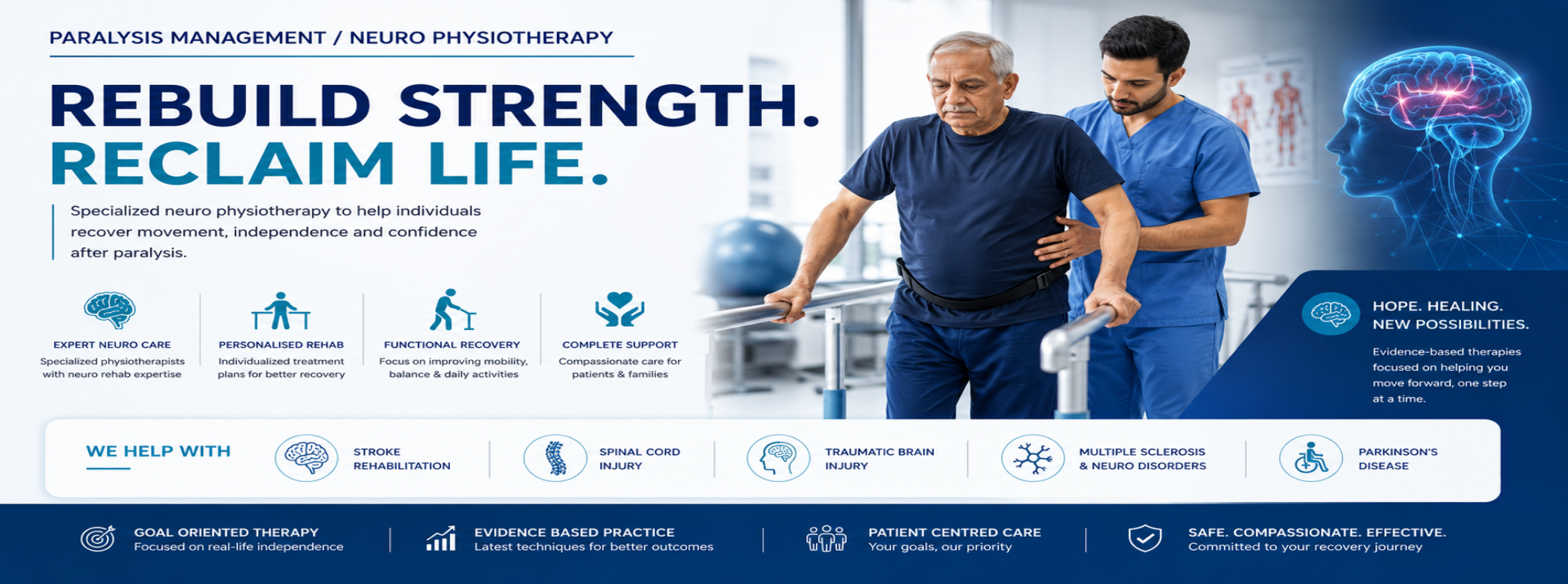 paralysis or neuro physiotherapy